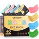 thumbnail image 1 of Parches para debajo de los ojos USTELIR, 40 pares, con oro de 24 quilates y ácido hialurónico, 1 of 7