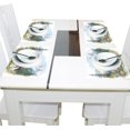 thumbnail image 4 of Ryvnso Placemats Set of 4 Eagle Watercolor View Dining Mats Heat-Resistant Non-Slip Washable Table Mat, 4 of 8