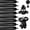 black, variant on Long Balloons 12" 100 Pack Twisting Animal Balloons Thickening Latex Modeling Long Magic Assorted Color Balloons for Model Halloween Weddings Birthdays Festival Party Decorations
