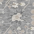 thumbnail image 2 of HomeRoots 679205 3 x 5 ft. Gray, Ivory & Beige Oriental Washable Machine Made Rectangle Area Rug with UV Protection, 2 of 9