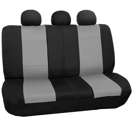 FH Group Waterproof Neoprene Universal Car Seat Covers Fit For Car Truck SUV Van - Rear Bench