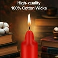 thumbnail image 4 of Perkisboby Lot de 100 Bougies Carillon Sorts Rouges, Petites Bougies Coniques de 4 Pouces pour Rituels, Fête d'Anniversaire, Sorcellerie, Méditation, Fournitures Wiccanes, Prière, Ambiance de Noël et Plus, 4 of 6