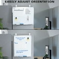 thumbnail image 4 of VIVO 24 x 20 inch Hanging Whiteboard with Metal Hook Mounting System for Door, 4 of 8