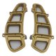 thumbnail image 4 of 1 Par de Accesorios de Cubierta de Rejil de Radiador Izquier Derecha de dorado Baoblaze Protector de radiador de motocicleta, 4 of 6