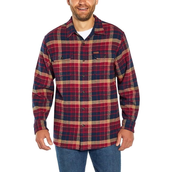 Orvis Men’s Spread Collar Flannel Shirt