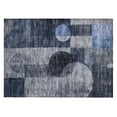thumbnail image 2 of Addison Rugs Chantille Indoor/Outdoor Transitional Geometric Navy Washable Rectangle Rug, 1'8" x 2'6", 2 of 6