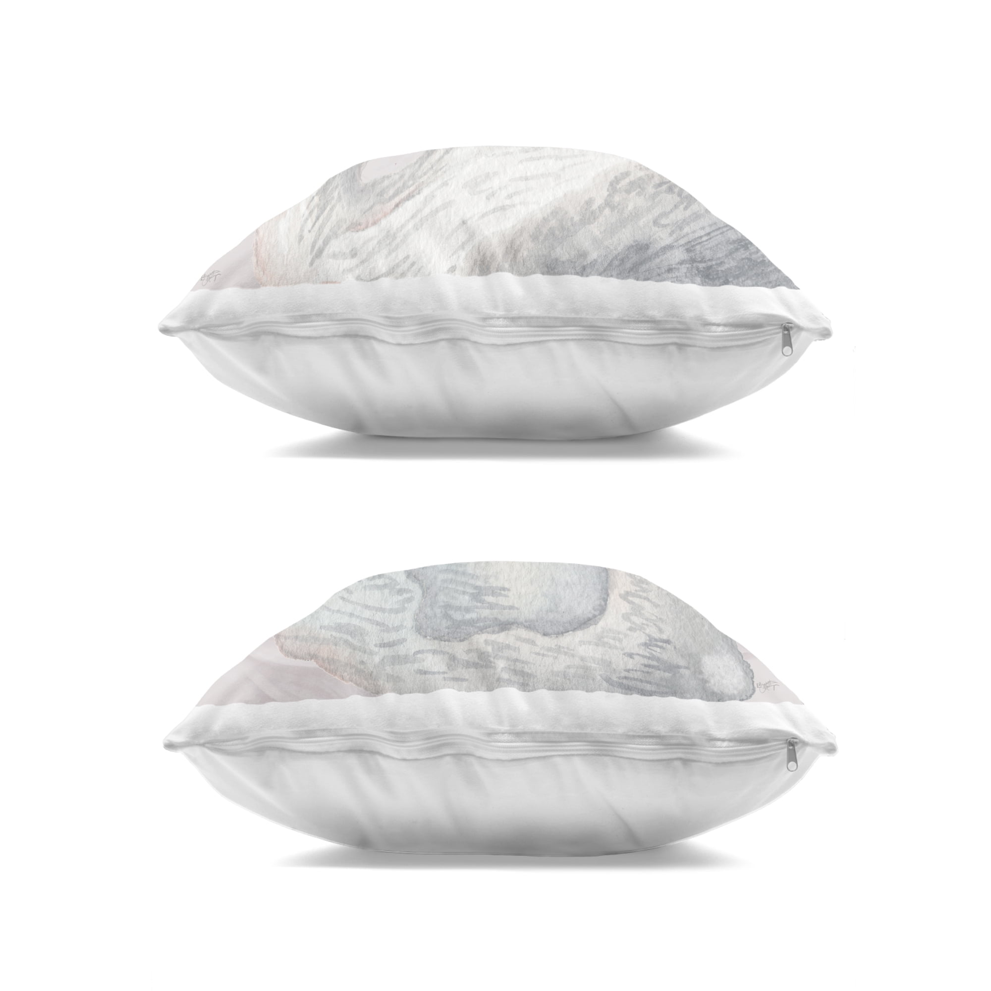 Stupell Industries Classic Swans with Bows 2 Piece Decorative Printed Throw Pillow Set, design by Elizabeth Medley