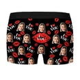 thumbnail image 4 of KHONTS Custom Face Men's Boxer Briefs Personalized Underwear with Photo Picture Customized Boxers Gifts for Boyfriend Husband Him 06-Black M, 4 of 9