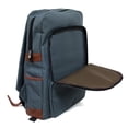 thumbnail image 4 of Mochila escolar retro unisex ilios innova  Diseño vintage gris, 4 of 5