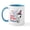 White/Blue Inside, variant on CafePress - Snoopy Happy B Day America Mug - 11 oz Ceramic Mug - Novelty Coffee Tea Cup