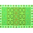 thumbnail image 1 of Ahgly Company Indoor Rectangle Southwestern Green Country Area Rugs, 8' x 12', 1 of 1