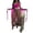 Hot Pink, variant on HCYSFG Cheetah Print Tankini Sets For Women Leopard Print 2 Piece Bathing Suits Scoop Neck Sleeveless Long Wrap Cover Up Swimwear
