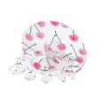 thumbnail image 4 of Toothbrush Holder Stand Storage Rack Toothpaste Holder Bathroom Wall Mounted Multi Slot Cherry, 4 of 6