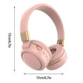 thumbnail image 3 of Back to School Gifts under $5 Wireless Headphones Bluetooth Earphone HIFI Stereo Headset BASS Mode Gaming Earbuds Over The Ear Headphone on Clearance, 3 of 7