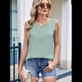 thumbnail image 4 of Camiseta de Tirantes de Verano para Mujer, Sin Mangas, Estilo Informal de Negocios, Básica, Holgada, Elegante, para el Trabajo, 2025. Judías XXL, 4 of 10