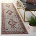 thumbnail image 2 of SAFAVIEH Sierra Jane Medallion Runner Rug, Ivory/Rust, 2'3" x 9', 2 of 8