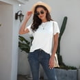 thumbnail image 5 of CURBODO Basic T Shirt for Women UPF50+ Sun Protection Summer Short Sleeve Tops - Solid Color Casual Loose Fit Crew Neck Plain Tee (S-2XL), 5 of 9