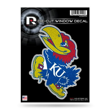 - Kansas Jayhawks Glitter Die Cut Vinyl Decal