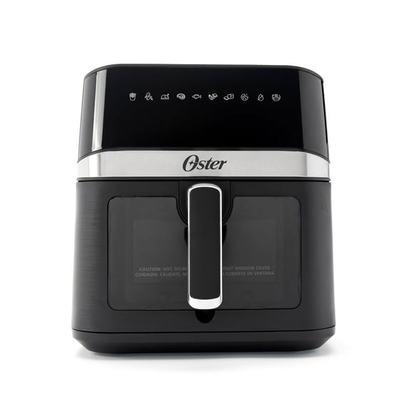 Oster Freidora de Aire Freidora de Aire Digital de 6 Cuartos, Freidora de Aire Mediana con Ventana