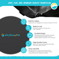 thumbnail image 3 of SkyBound Trampoline Replacement Mat 147"Wide with 72 V-Rings for 14ft Trampoline fits 6.5" Springs, 3 of 9