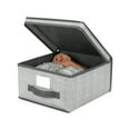 thumbnail image 6 of Simplify 3.74 Gallon Nonwoven Fabric Storage Box, Gray, 6 of 8