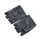thumbnail image 1 of Par de guantes de estilo punk para hombre, guantes de medio dedo, guantes a prueba de viento para rendimiento (negro), 1 of 5
