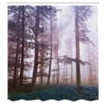 thumbnail image 3 of Ambesonne Forest Shower Curtain, Autumnal Fall Nature Woods, 69"Wx75"L, Pale Eggplant, 3 of 3