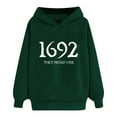 thumbnail image 4 of ICHUANYI despejar la camiseta de la mujer con sombrero relajado ropa de deporte de moda de otoño ropa casual con mangas largas con especias de calabaza con café con sombrero con una camiseta impreso ICHUANYI WER202308170131, 4 of 7