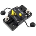 thumbnail image 1 of 70A Breaker Extended Surface Mount 3/8” Diagonal Stud Waterproof IP67 Marine RV Truck Hi-Amp Circuit Breaker (70A), 1 of 6