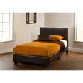 thumbnail image 3 of Hillsdale Furniture Springfield Upholstered Twin Bed, White Faux Leather, 3 of 4