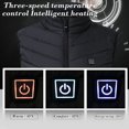 thumbnail image 5 of Hovilon Heated Vest -23 Heated Zones，USB Electric Heated Vest Heated Jacket Winter Vest for Outdoor Motorcycle Camping Fishing Skiing（Black-L）, 5 of 7