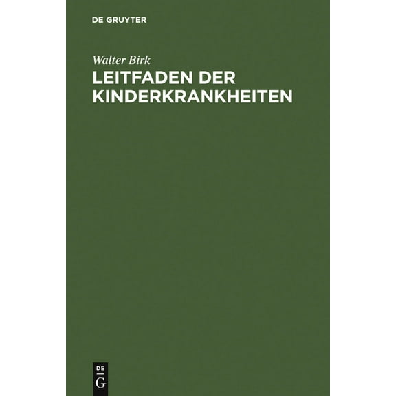 Kinderkrankheiten, (Hardcover)
