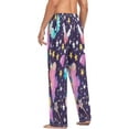 thumbnail image 6 of FREEAMG Cute Diamonds Unicorns Pajama Pants for Men, Men's Separate Bottoms, Pure Cotton Comfortable Lounge Pants?343?, 6 of 7