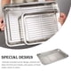 thumbnail image 2 of Bewildely Colador Rectangular Platos de almacenamiento de verduras Utensilios para hornear de acero inoxidable Rejilla de enfriamiento de alambre Cocina y Comedor 40×30×4.8 cm Bewildely HA067652-01, 2 of 6