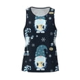 thumbnail image 3 of Haiem Gnome and Snowflakes Men Workout Tank Top Gym Bodybuilding Sleeveless Muscle T Shirts Athletic Tank Breathable Workout Shirt-4X-Large, 3 of 8