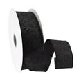 thumbnail image 2 of Homeford Embossed Flowers Hot Cut Edge Floral Wrap Ribbon, 2-1/2-inch, 50-yard, Black, 2 of 3