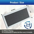 thumbnail image 4 of 2Pcs Microwave Filter Replacement For Gejx81H Wb02X10956 Wb02X11544 Microwave Charcoal Filter Fits For Samsung Carbon Filter, 4 of 8