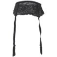 thumbnail image 2 of TVRtyle Black Lace Sexy Women Metal Clips Garter Belts for Stockings, 2 of 8