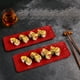 thumbnail image 5 of Juego de bandejas de sushi premium, bandeja rectangular grande de plástico con secciones divididas para aperitivos y entretenimiento, ideal para catering y reuniones en casa. Aestivo | Rojo, 5 of 7