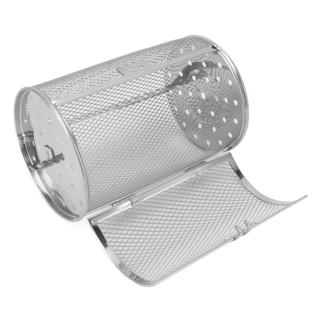 Jaula para barbacoa, cesta para asar con ruedas de acero inoxidable Jaula para parrilla de acero inoxidable Cesta para asar con ruedas Probada profesionalmente