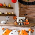 thumbnail image 3 of EIMELI Halloween Sculpture Cat Pumpkin Ghost Fun Scene Painted Gift Handmade Mini 4PCS Resin Creative Party Home Garden Decor, 3 of 8