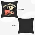 thumbnail image 6 of Set of 2 Retro Comic Style Throw Pillow Covers 18x18in - Urban Skateboarder Design for Couch Bed Car - Bold Lines & Minimal Colors, 6 of 8