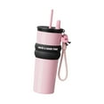 thumbnail image 4 of veasfak Gobelet Isolé Cadeaux pour Femmes Hommes Réutilisable 710 ml pour Extérieur Voiture Camping Rose, 4 of 9