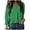 Green, variant on Womens Athletic Tops Women's Tunic Shirt V Neck Casual Loose Cropped Sleeve Shirt Dress Blouse for Everyday Comfort and Effortless Style Red M
