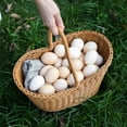 thumbnail image 4 of Maceta para flores, cesta de Picnic, contenedor con asa de transporte, cesta de dulces hecha a mano, cesta de almacenamiento tejida a mano, soporte pa, 4 of 8