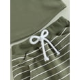 thumbnail image 6 of BemeyourBBs Toddler Baby Boy Summer Clothes Infant Baby Boys 2 Pieces Outfits Sleeveless Pocket Tank Vest Tops Striped Pocket Shorts Set, 6 of 7