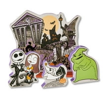 Disney's The Nightmare Before Christmas 3D Wood Village Tabletop Décor With Moveable Character Blocks, by Open Road