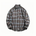 thumbnail image 4 of Mens Big & Tall Shirts Plus Size M-5X Long Sleeve Button-Down Tshirts Shirt with Pocket and Collar Casual Plaid Printed Comfort Work Shackets Tops, 4 of 4