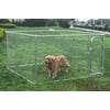 ALEKO Dog Kennel 7.5 x 7.5 x 4 Feet DIY Box Kennel Chain Link Dog Pet System Run for Chicken Coop Hens House