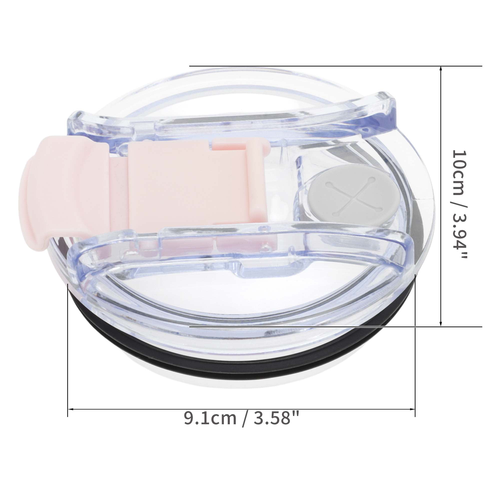 Unique Bargains 1 Pc Lightweight Tumbler Lid for Office Use Daily Activities Pink